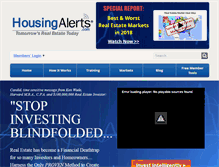 Tablet Screenshot of housingalerts.com